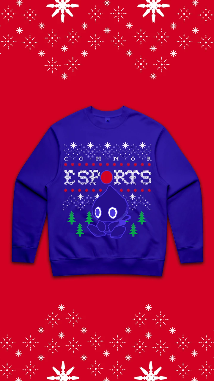 CHAO CHRISTMAS SWEATER- ROYAL BLUE product image (2)