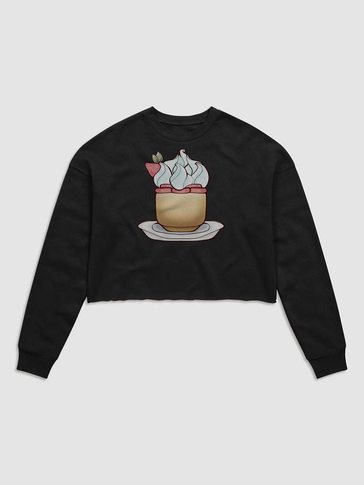 Strawberry Shortcake Fleece Sweat Shirt Crop Top product image (1)