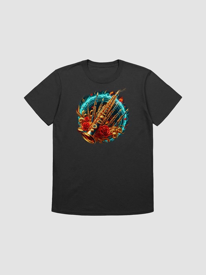Golden Clarinet Serenade - Unisex Clarinet T-Shirt #36 product image (1)