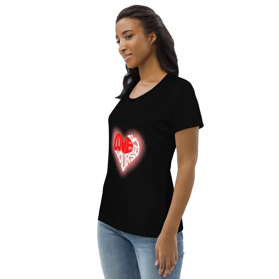 Love Yourself Heart Graphic Tee product image (5)