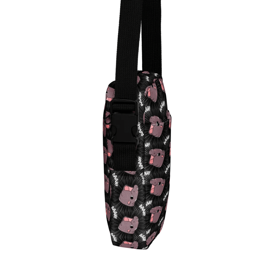 MOODENG'S BLACK AAAH! UTILITY CROSSBODY BAG! product image (8)
