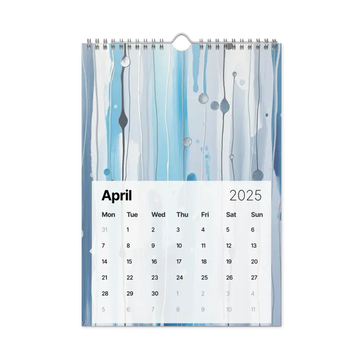 ART ABSTRACT WALL CALENDAR 2025 product image (1)