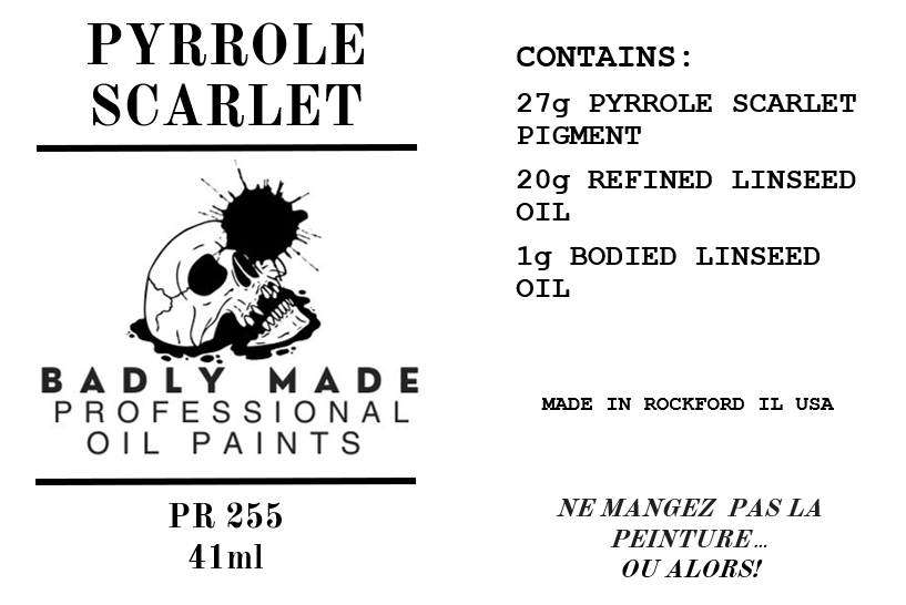 BADLY MADE PROFESSIONAL OIL PAINT NOT SO MISERABLE ADJUSTED ZORN PALETTE product image (4)