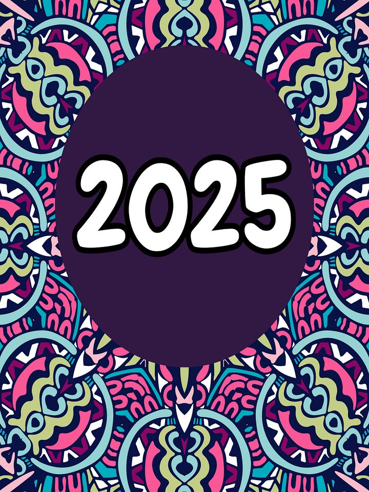 2025 Color Your World Printable PDF Coloring Calendar product image (1)