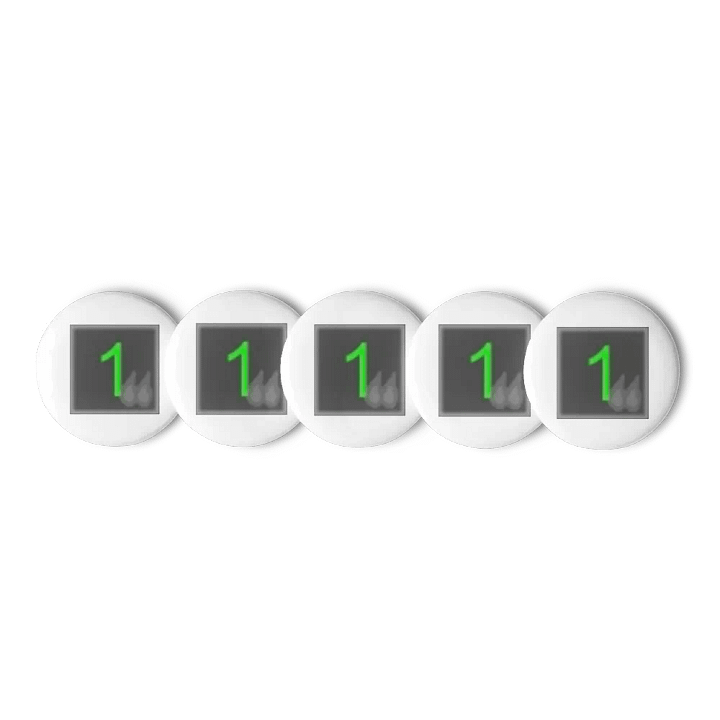 The Not Enough Ones Button Set - Light Mode product image (1)