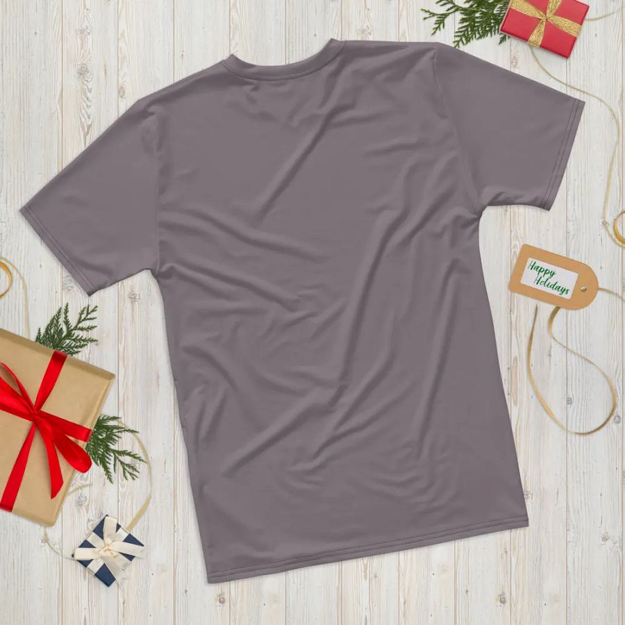 Plain Medium Gray True Summer Men's Crewneck Polyester Heavyweight Premium T-Shirt by Treasure Pie product image (12)