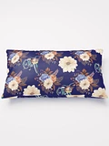 Retro Blue Blossom Throw Pillow product image (3)