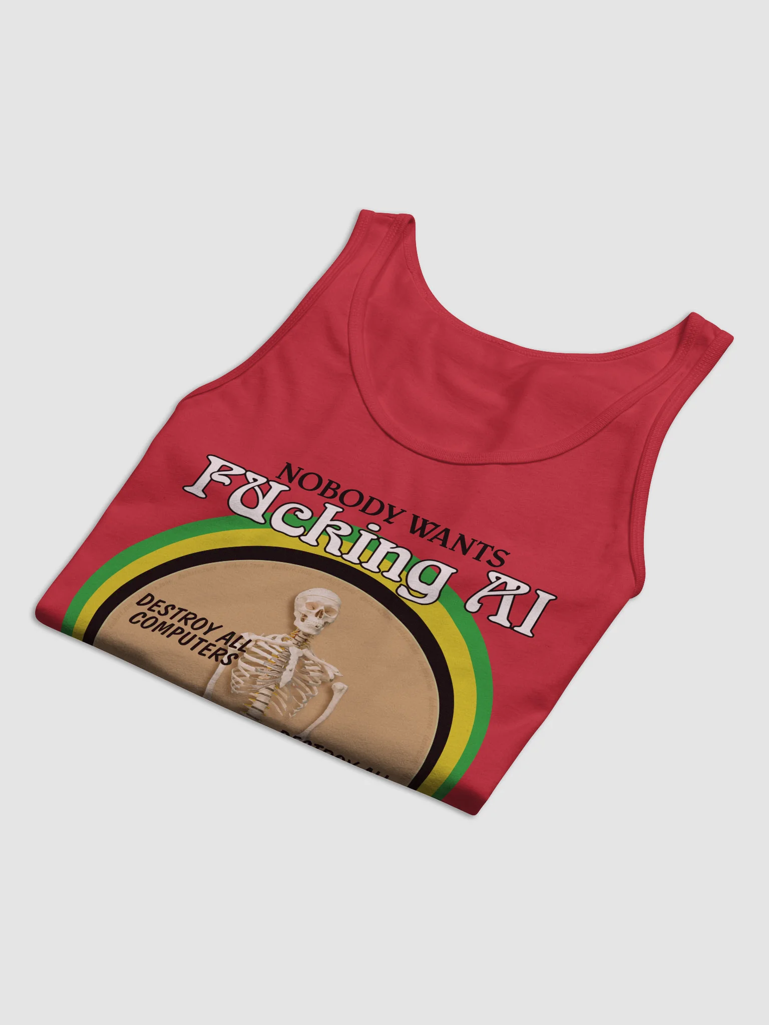 NOBODY WANTS FUCKING AI "TANK TOP" product image (36)