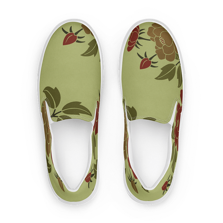 Elegant Floral. Men's Slip-On Canvas Shoes product image (1)