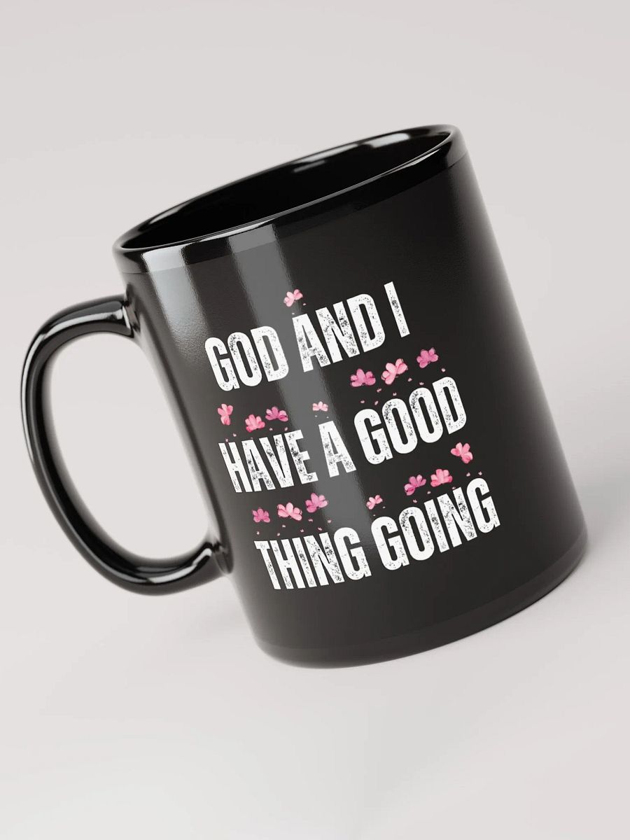 "GOD & I" Floral Affirmation Mug product image (6)