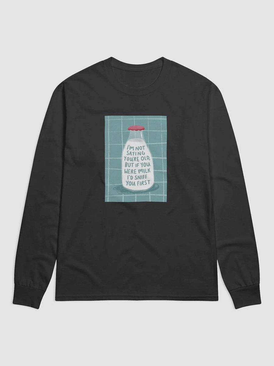 Vintage Humor Milk Bottle Long Sleeve Shirt product image (1)