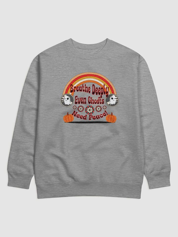Ghostly Peace Rainbow Sweatshirt product image (3)