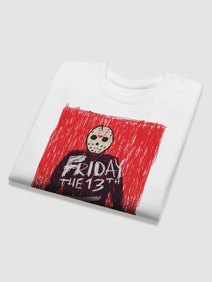 🔪 "JASON" CreepyKids Unisex Sweater Horror Art Print 🔥 product image (4)