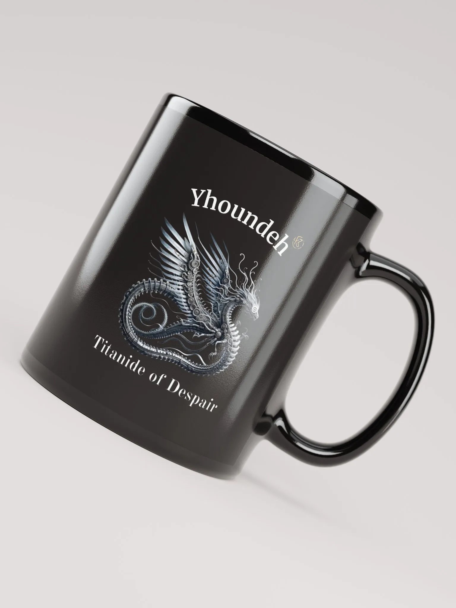 Supernal Yhoundeh | Black Glossy Mug product image (4)