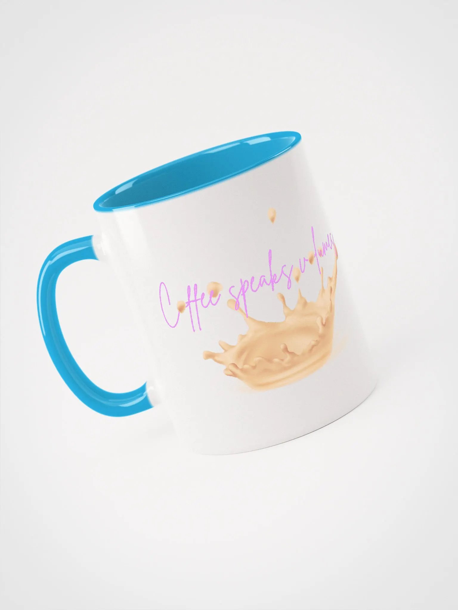COFFEE SPEAKS VOLUMES SANDI MUG product image (1)