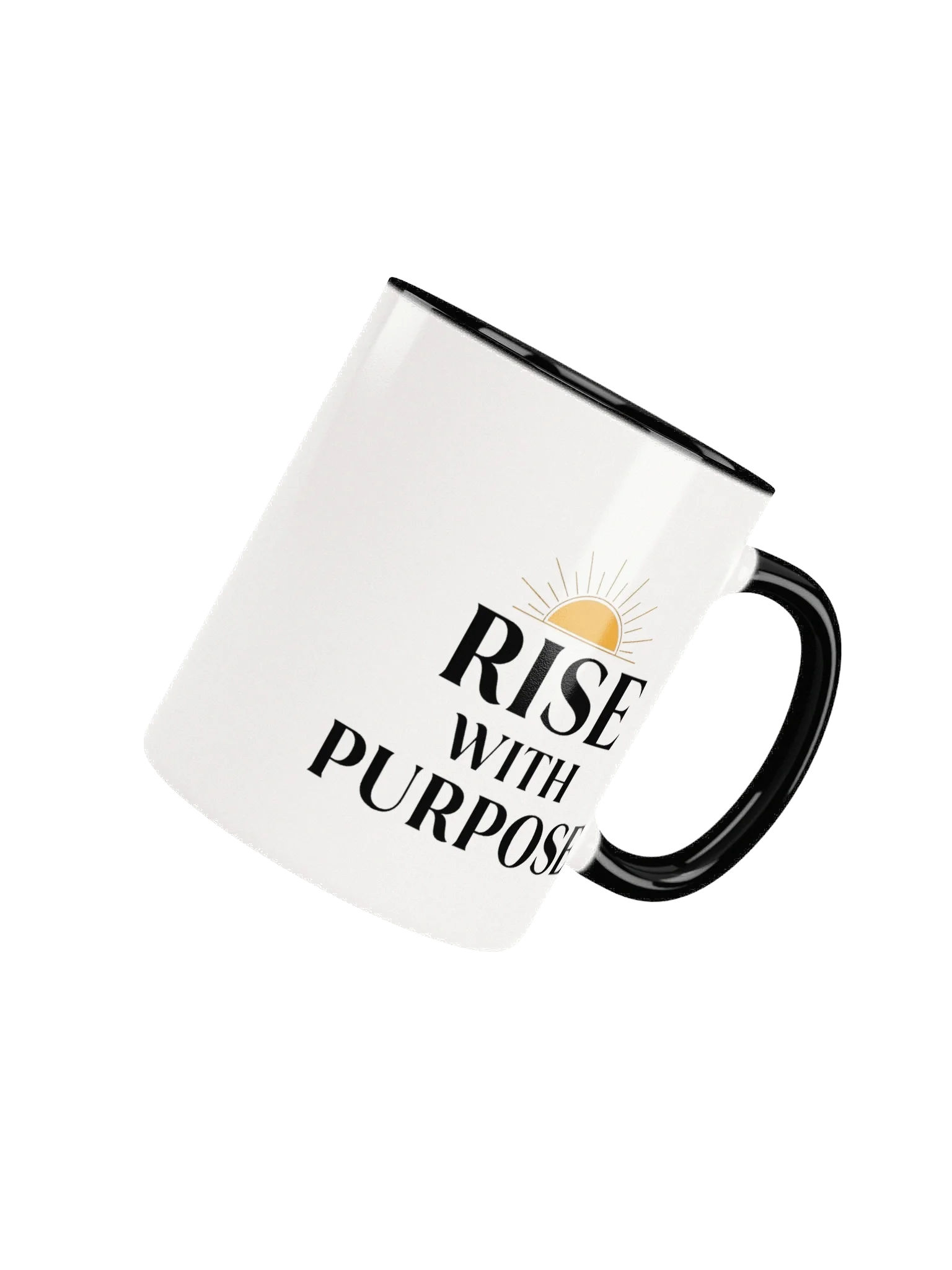Rise with Purpose Mug – Inspirational Coffee Cup for Motivated Mornings product image (4)
