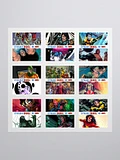 Dynamic Duel Episode Cover Stickers - Series 18 product image (1)