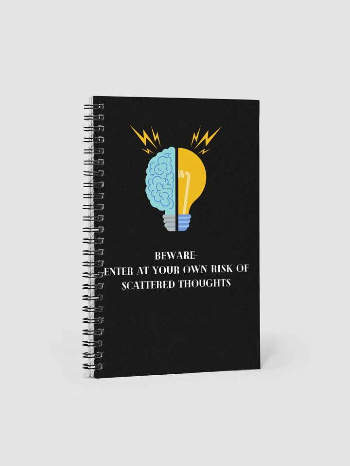 Scattered Thoughts Notebook Black product image (1)