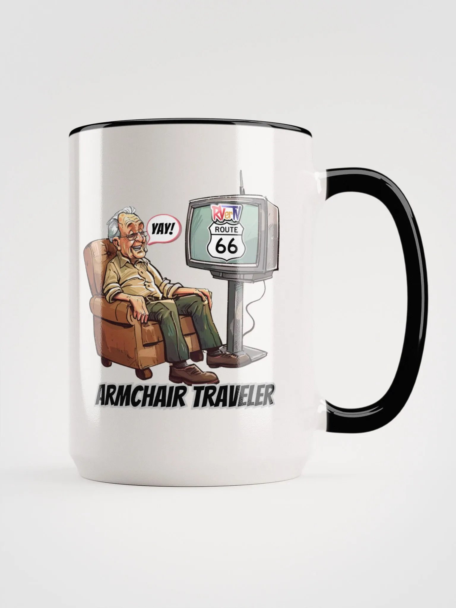 Armchair Traveler Grandpa - Coffee Mug product image (2)