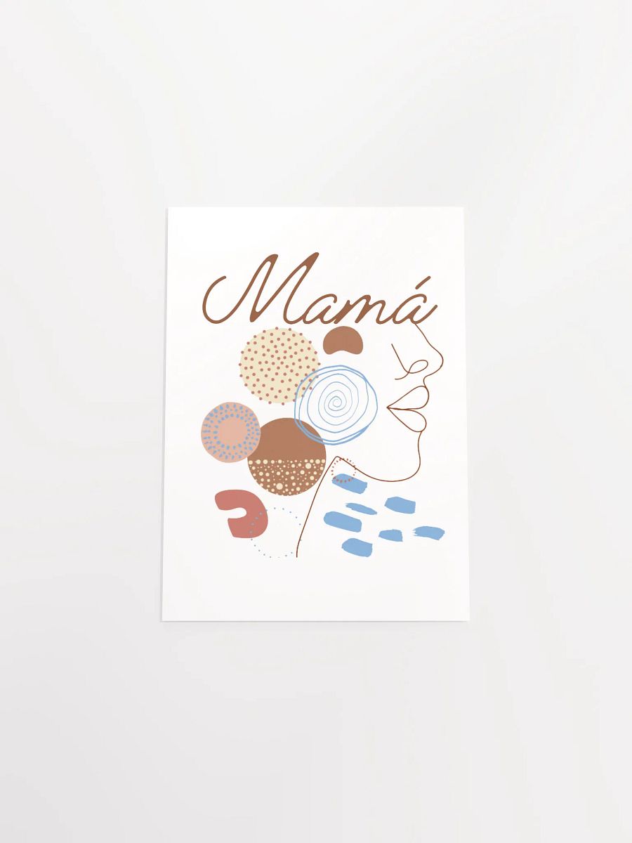 Mamá Boho Mothers Day Design Spots paper poster product image (4)