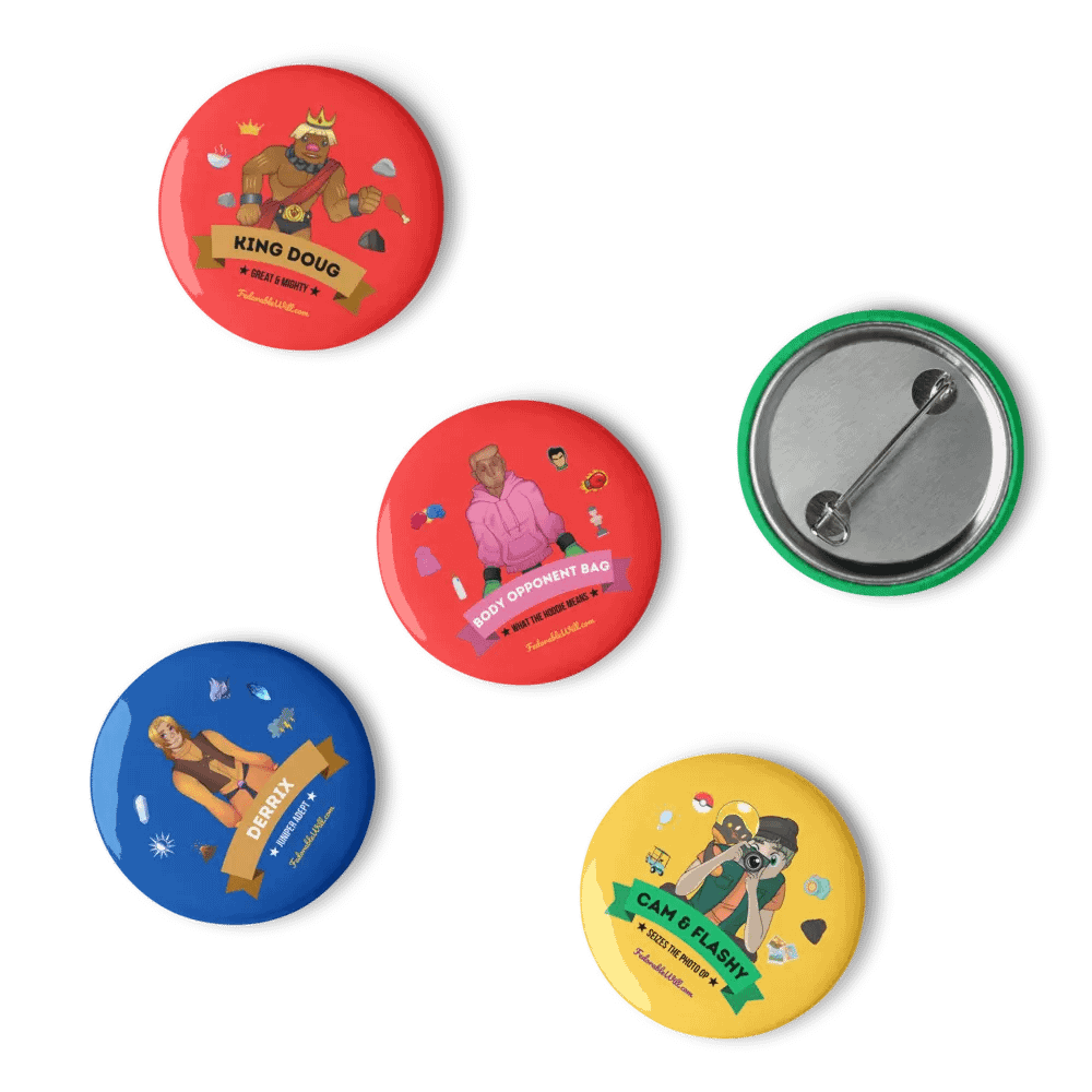 Super Smash Quest Pins + King Doug product image (15)