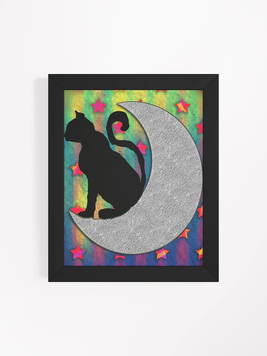 Cat On The Moon Framed Poster product image (120)