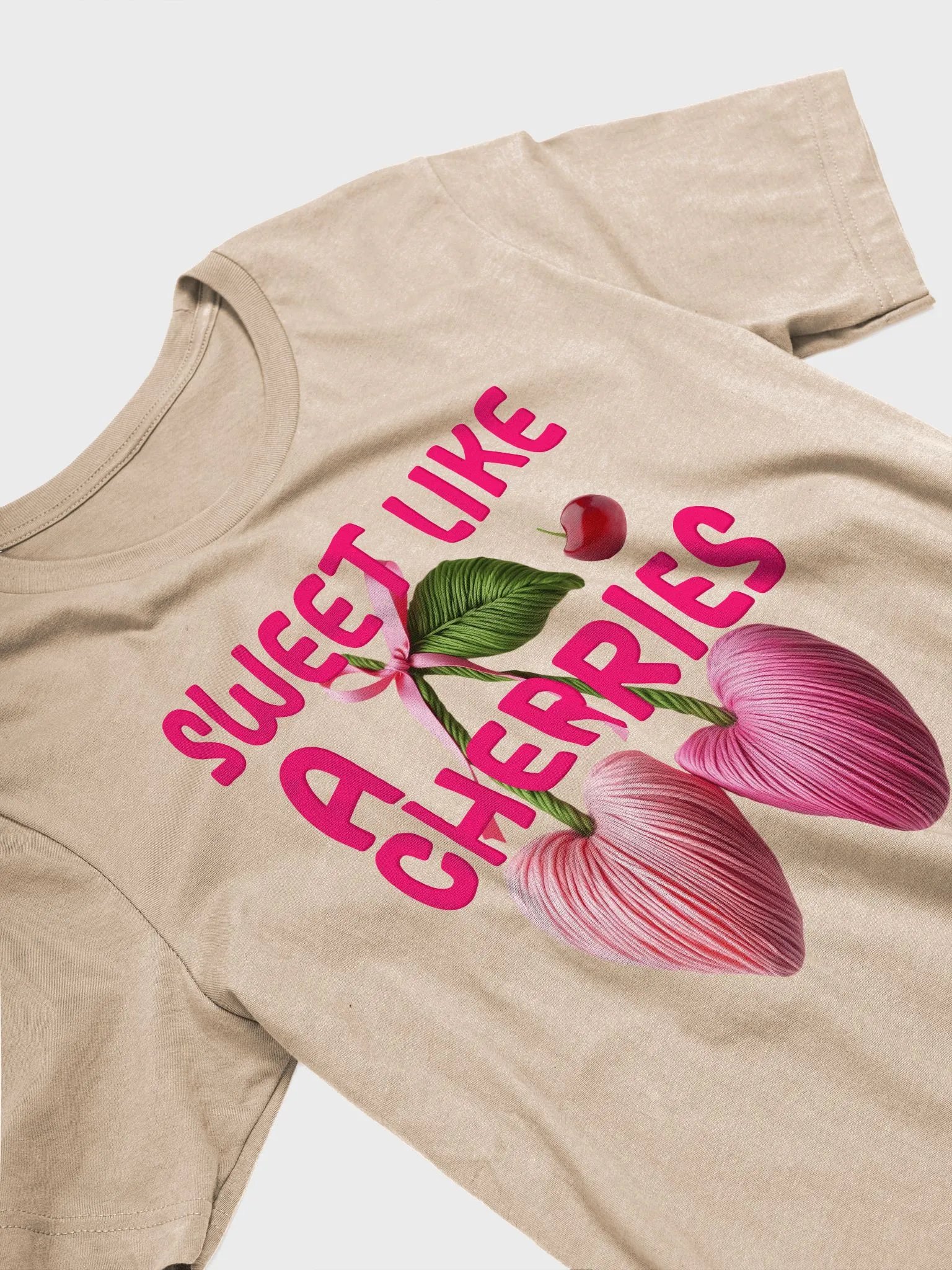 Sweet Like a Cherries T-Shirt – Cute & Playful Fruit-Inspired Tee for Women product image (20)