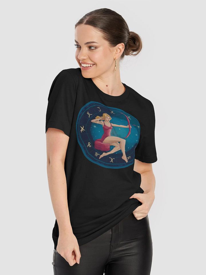 Sagittarius Zodiac Unisex Supersoft T-Shirt with Celestial Design product image (1)
