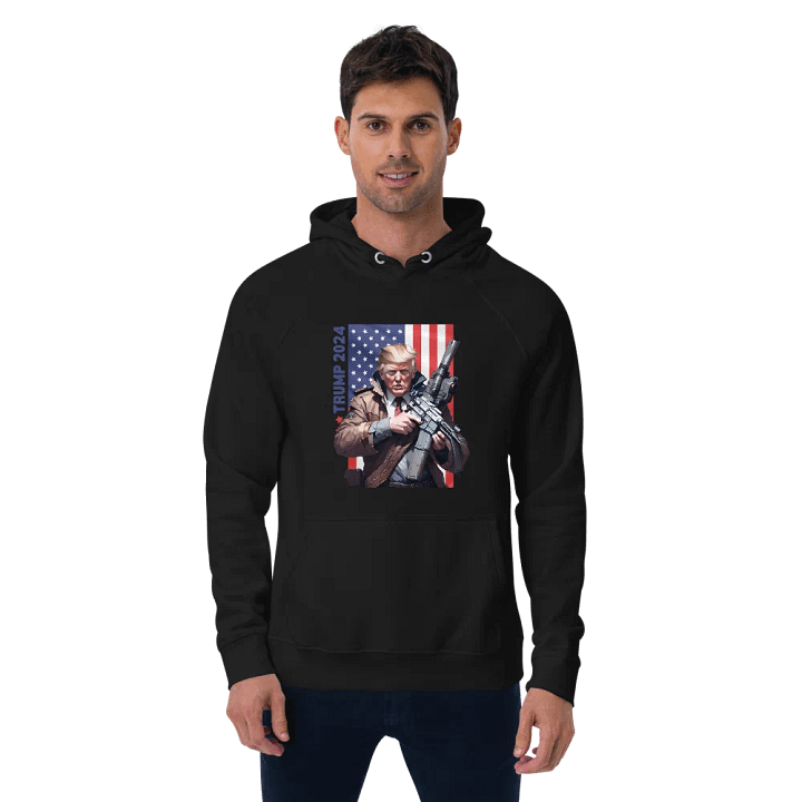 Trump Arsenal - Unisex Eco Raglan Hoodie product image (1)