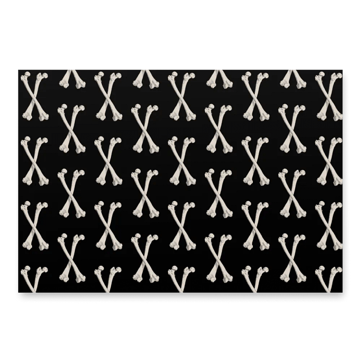 Bones wrapping paper product image (1)