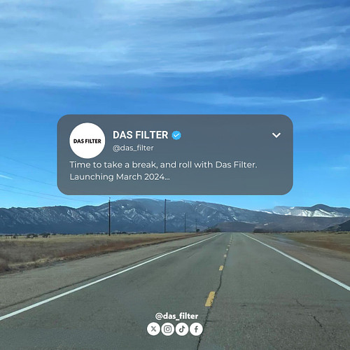 Let's goooooo! 🛣️ @das_filter —  launching soon! 

*
*
*
*
*

#dasfilter #DasFilter2024 #ClearView #RoadTripVibes #ExploreWit...