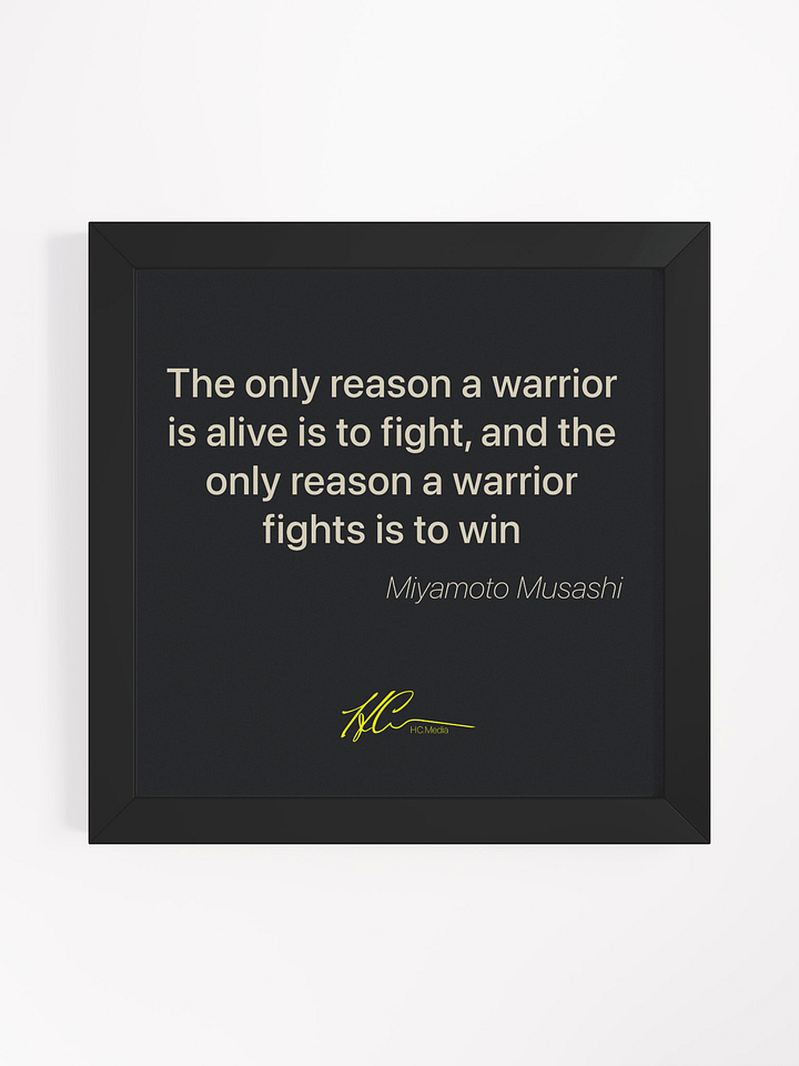 Miyamoto Musashi Q7 - Framed Poster product image (1)