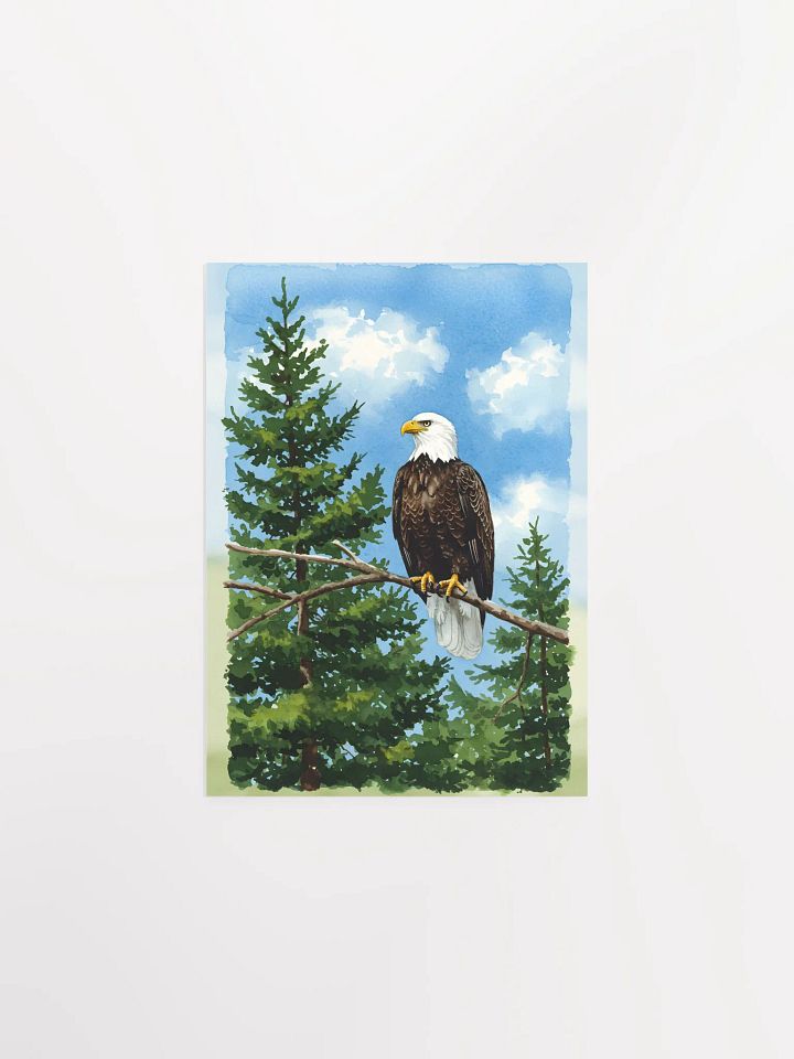 The Eagle's Domain Watercolor Poster product image (2)