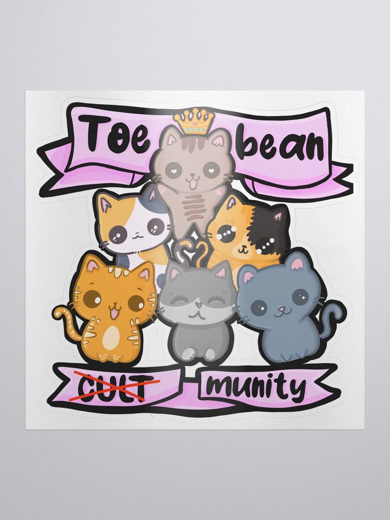 Toe Bean CULTmunity Sticker
