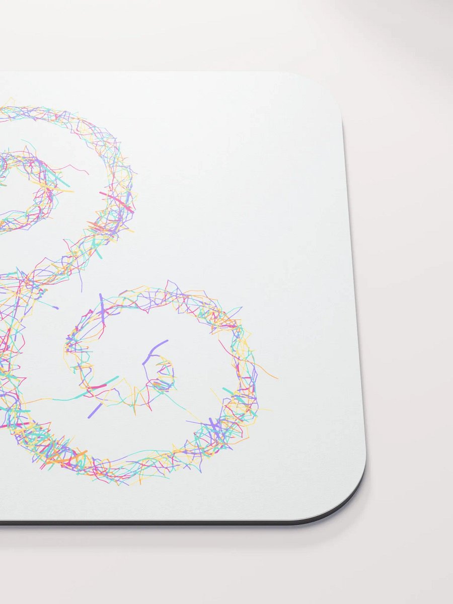 Neon Spirals Mouse Pad product image (5)