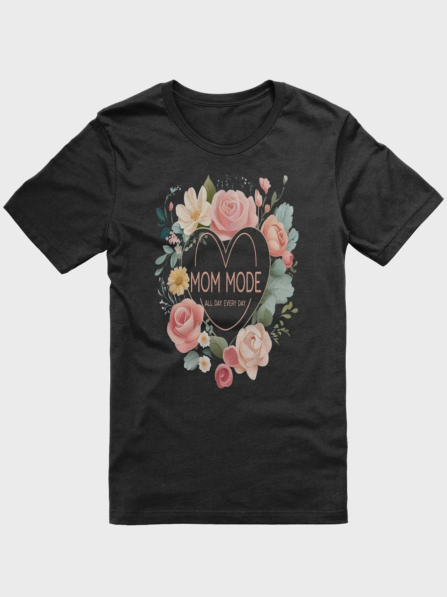 Mothers Day Floral Wreath Mom Mode T-Shirt product image (3)