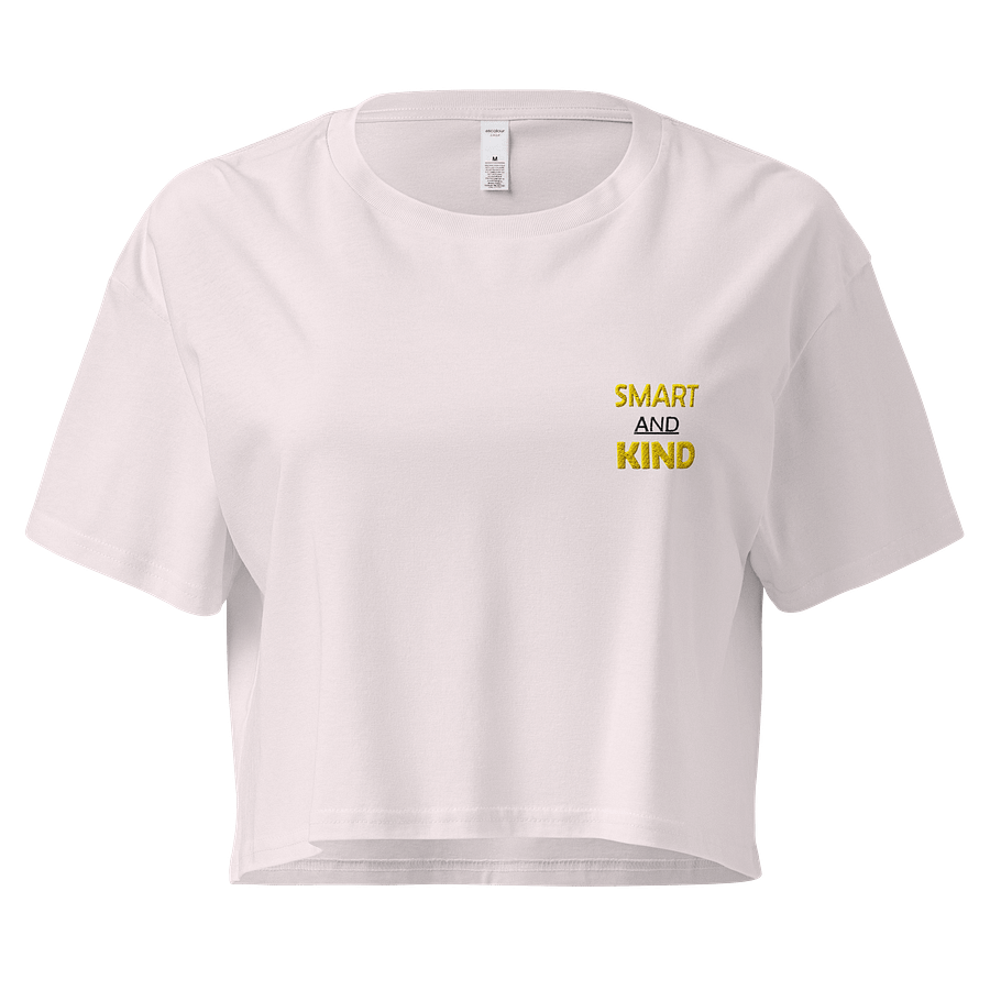 SMART & KIND (EMBROIDERED) Crop Top product image (9)