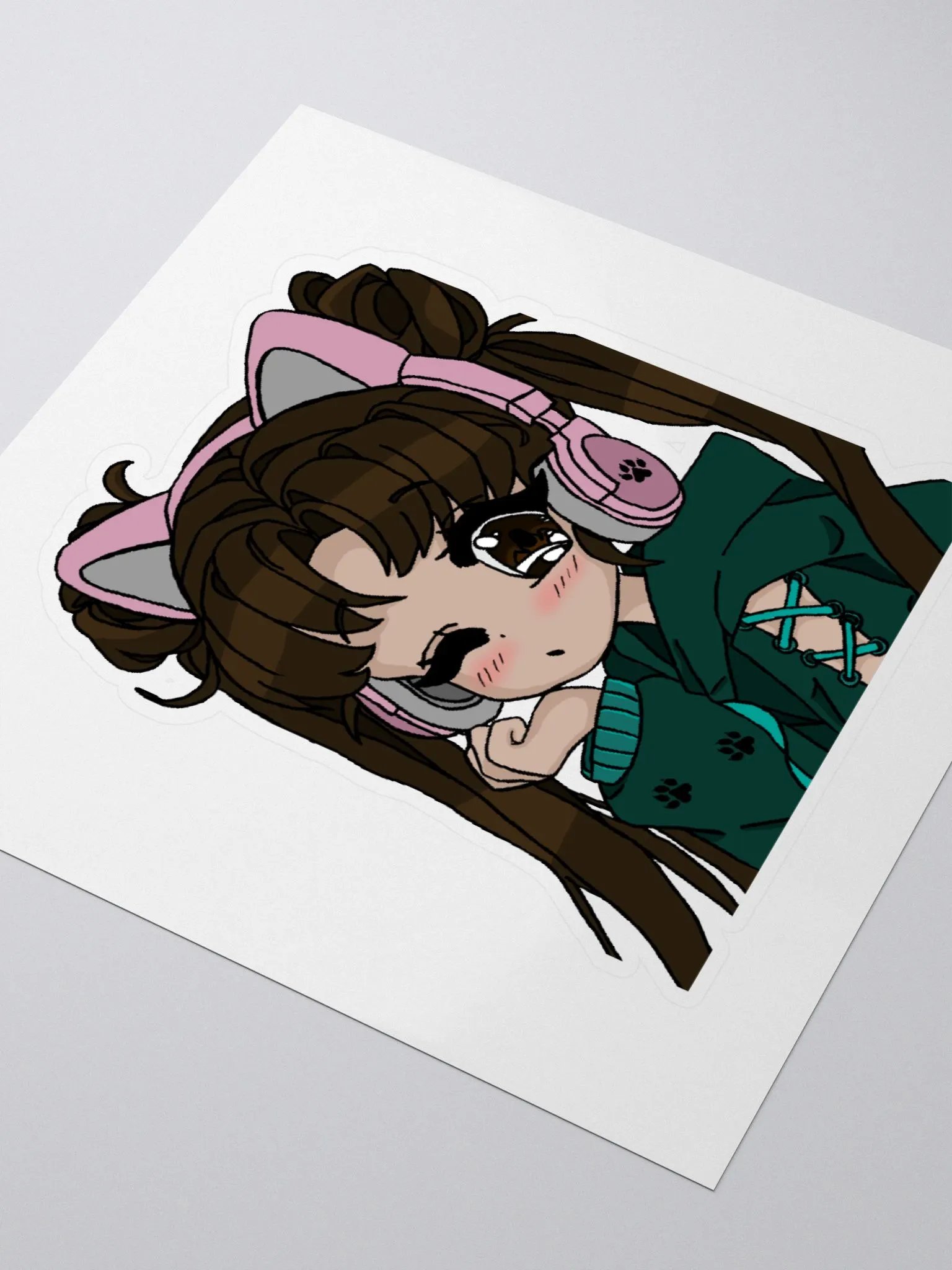 Headphones Queenie Sticker product image (3)