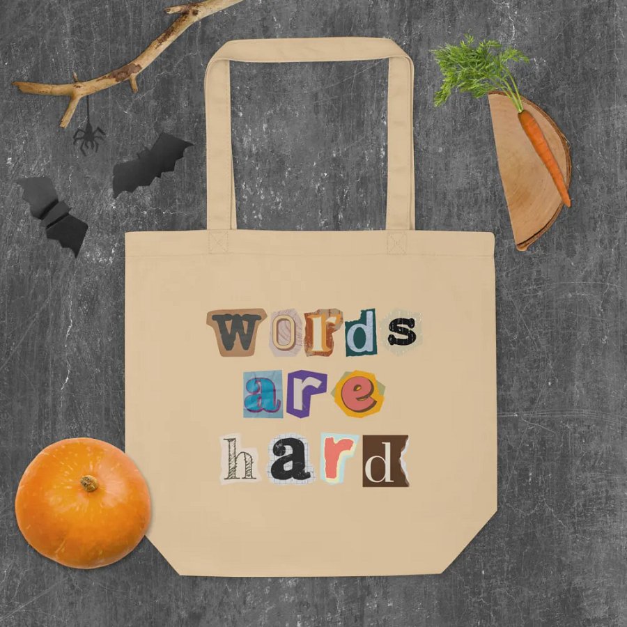 Words Are Hard Alt Design Tote product image (10)
