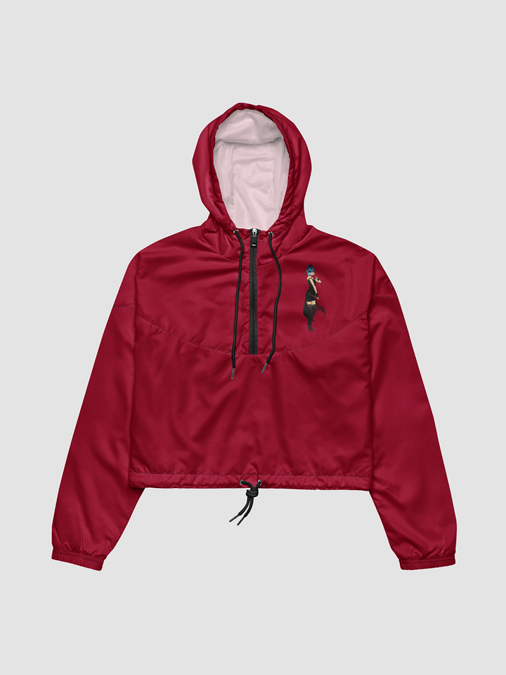 [ItsRizzleFizzle] All-Over Print Women's Cropped Windbreaker Sublicolor 915 product image (1)