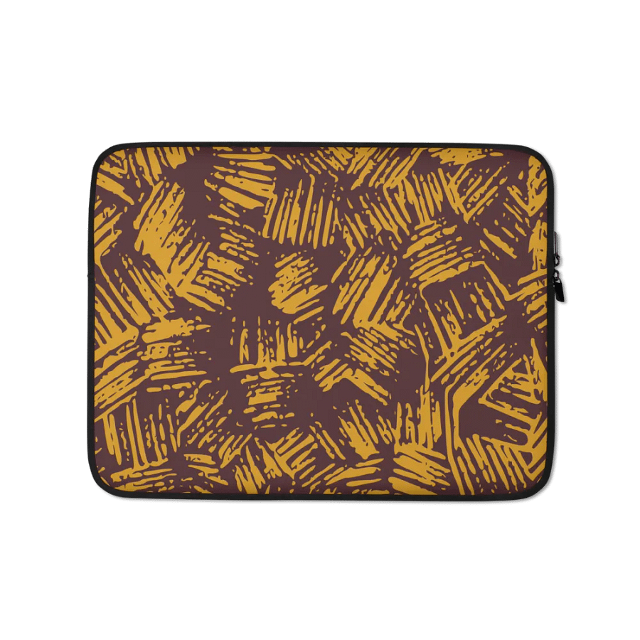 "A33" Golden Textures Laptop Sleeve product image (1)