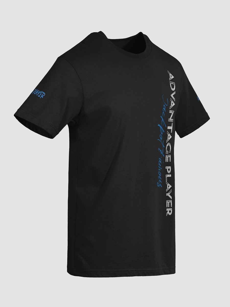 "Advantage Player" Vertical Tee – Jackpot Famous Official Black Edition product image (9)