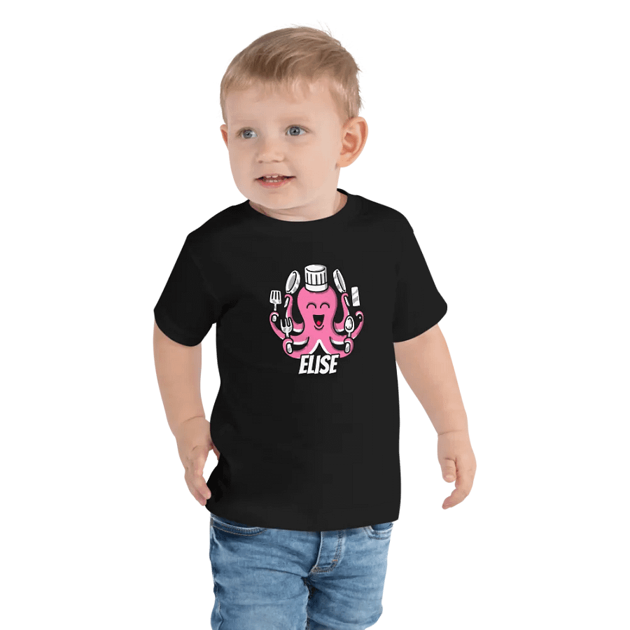 Elise's Octo-Chef Toddler T-Shirt product image (7)