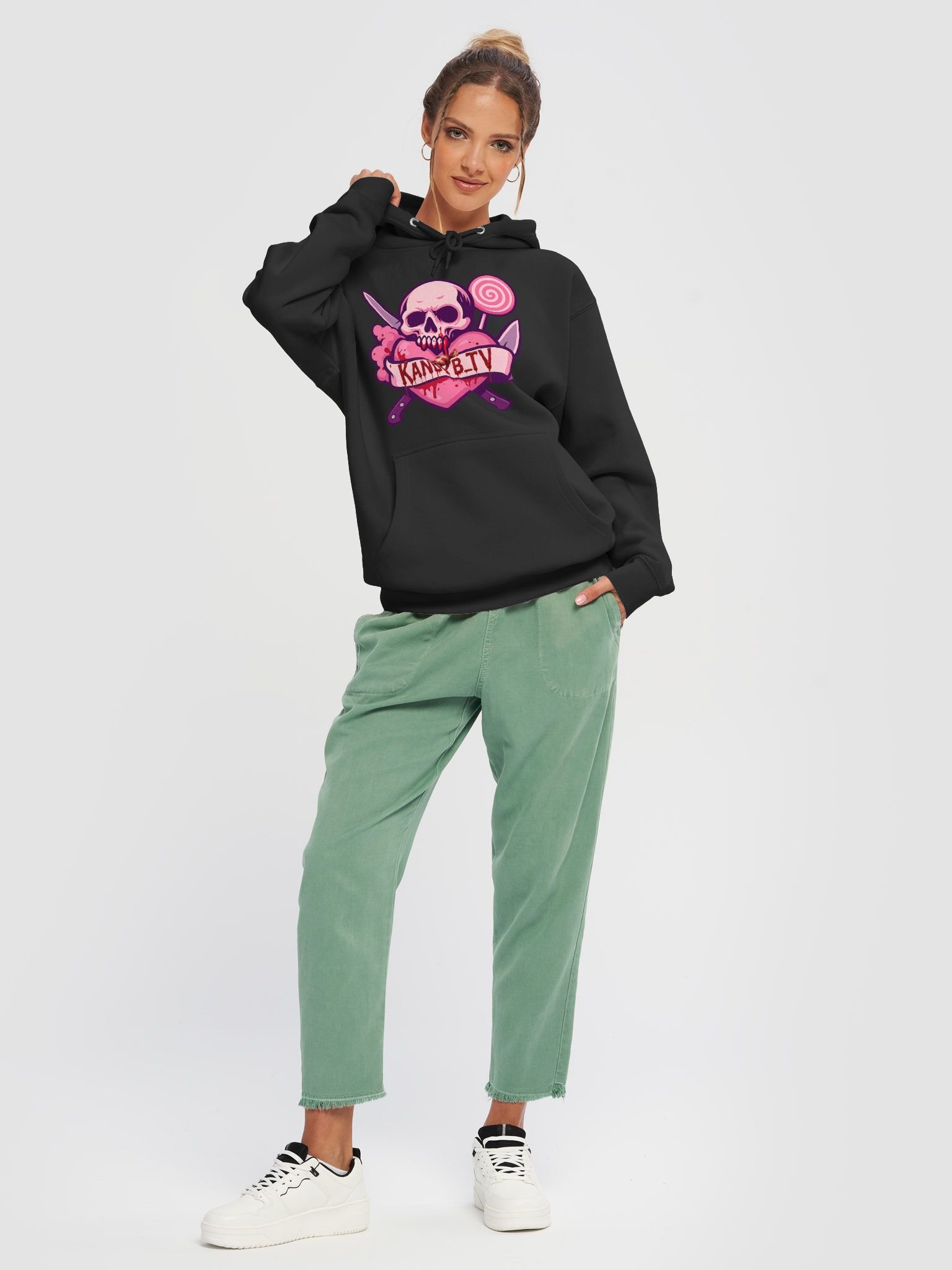 KandyB_TV logo hoodie WOMENS product image (5)