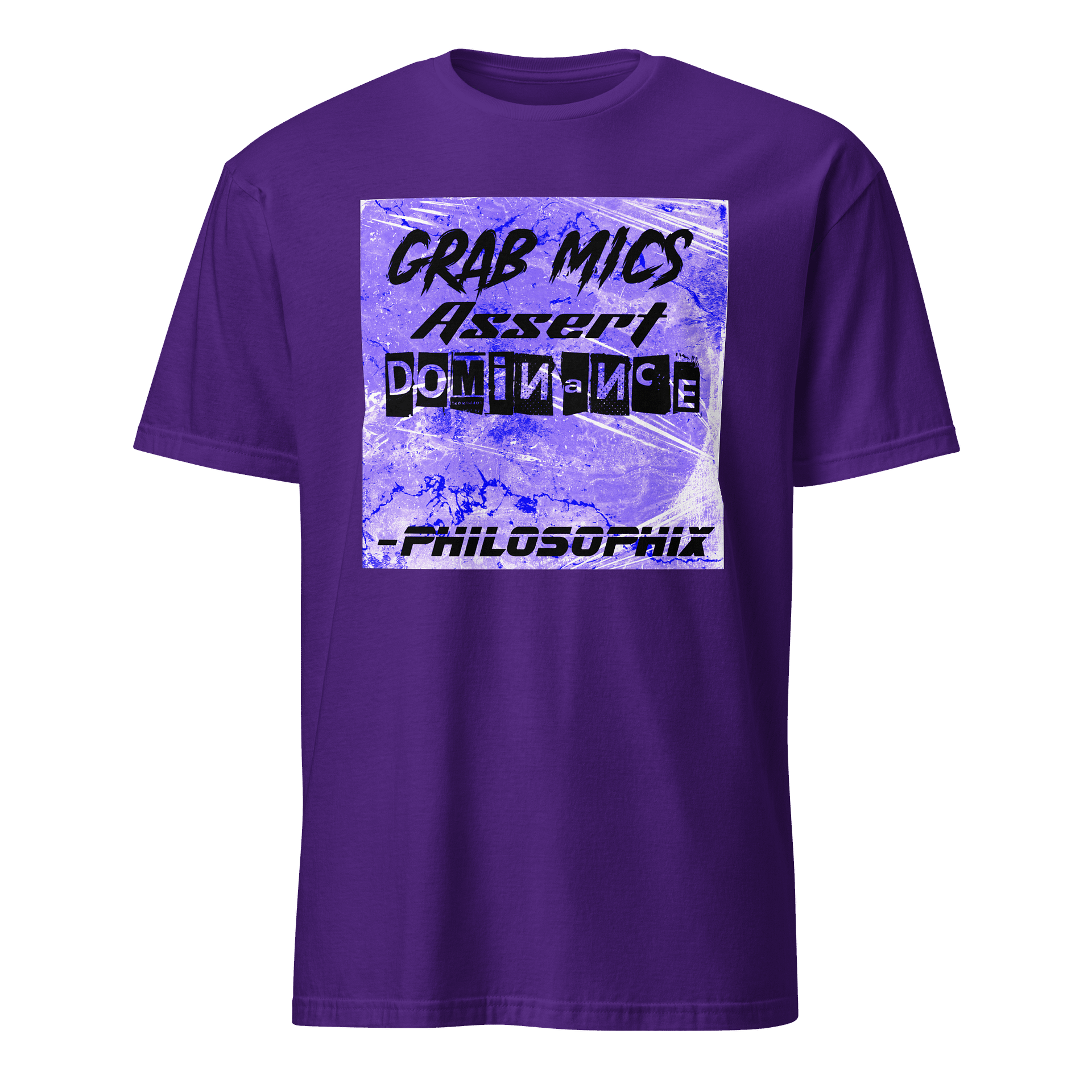 Grab Mics Assert Dominance Shirt Purple product image (1)