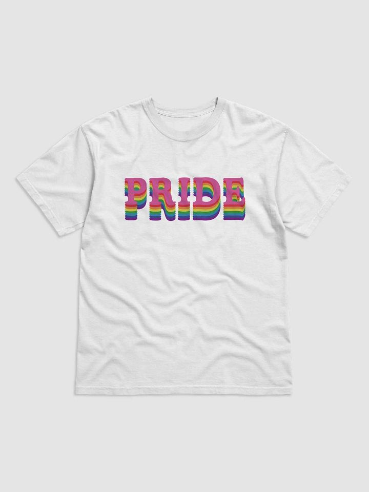PRIDE Stacked (8-Color Rainbow) - T-Shirt product image (1)
