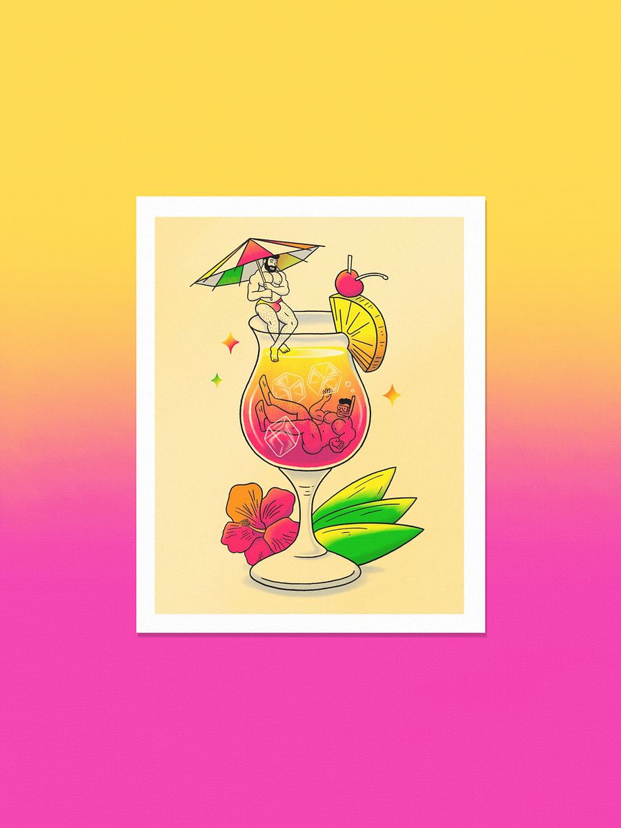 Summer Cocktail 8x10 Print product image (1)