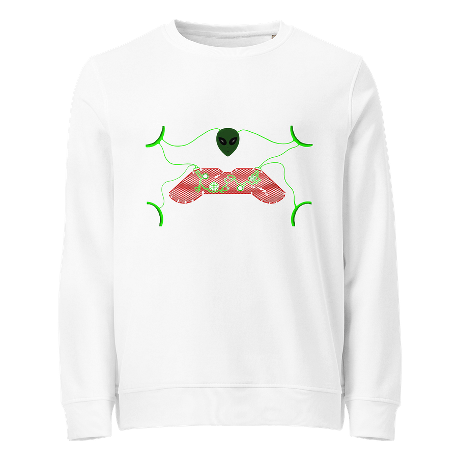 Neon Alien Controller Unisex Sweatshirt product image (1)
