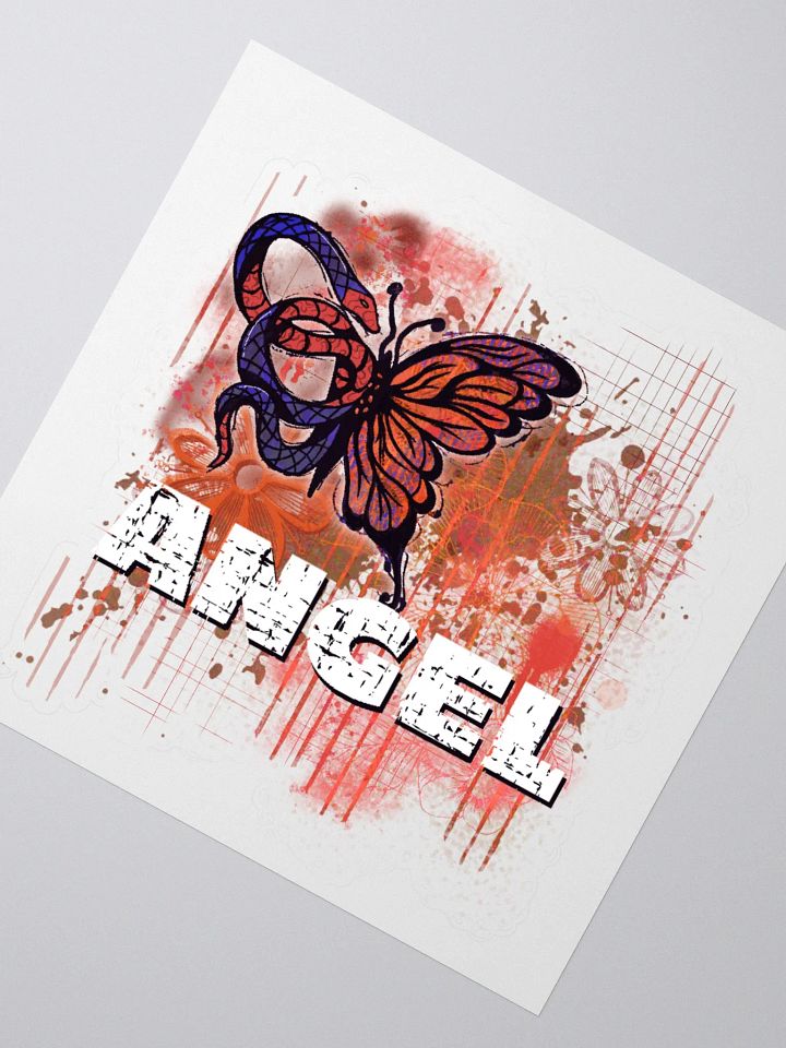 Angel Snake Butterfly Sticker product image (2)