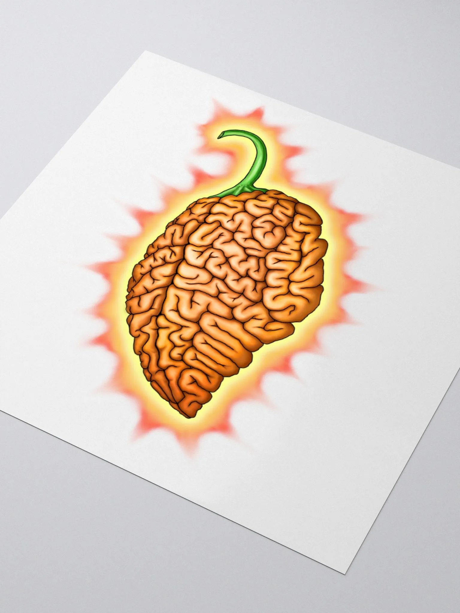 Neurospicy Sticker (Just the brain) product image (3)